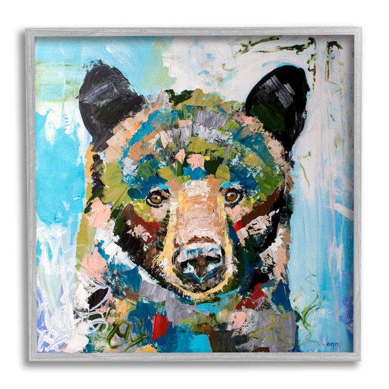 Abstrait art chaotique, giclée par Jen Seeley, H 24 po x l 24 po x P 1,5 po, Estampe numérique Farmhouse