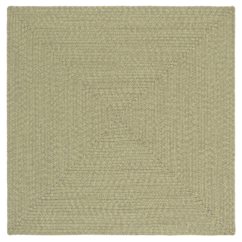 Walkowiak Woven Performance Machine Washable Indoor/Outdoor Area Rug, Square 4'