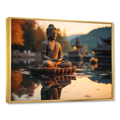 Zen Tranquility Buddha In Meditation IV - Buddhism Wall Art