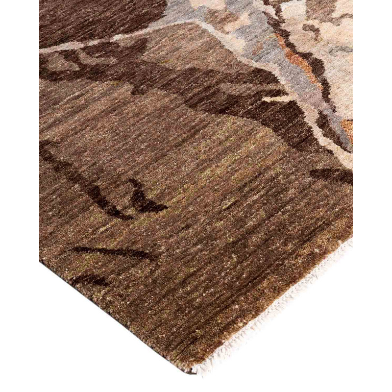 Overdyed One-of-a-Kind 8' 1" X 10' 0" Hand Knotted Area Rug