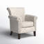 Fauteuil club à dossier serré l 30 po Abby-50987703