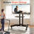 Universal Swivel TV Stand Height Adjustable Table Top-108809628