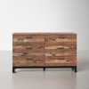 Erithon 6 Drawer 60" W Double Dresser
