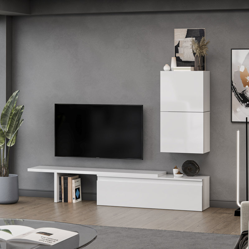 Bezier Entertainment Centre, White