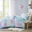 Cassiopeia Watercolor Tie Dye Printed Comforter Set with Throw Pillow-1783019119-1823098307