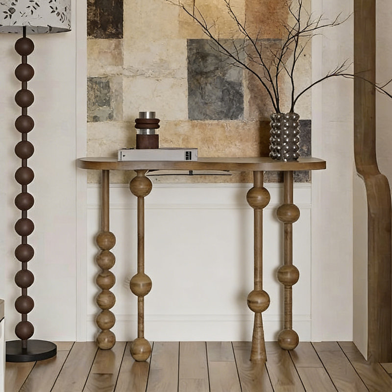 Console artistique en bois de style français