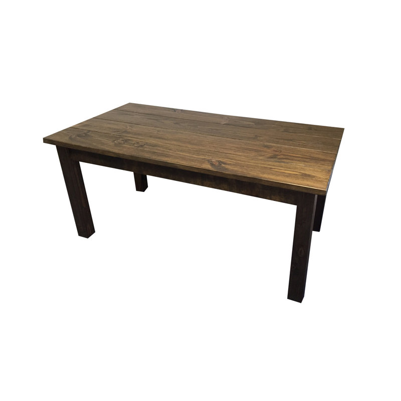 Dejardins Pine Solid Wood Dining Table, 42" L x 34" W