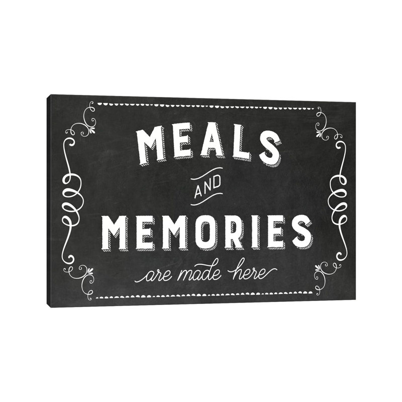 Meals & Memories by Amanda Murray - Wrapped Canvas Print, 101.6 cm H x 66.04 cm W x 3.175 cm D