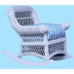 Chaise berçante pour enfant avec coussin