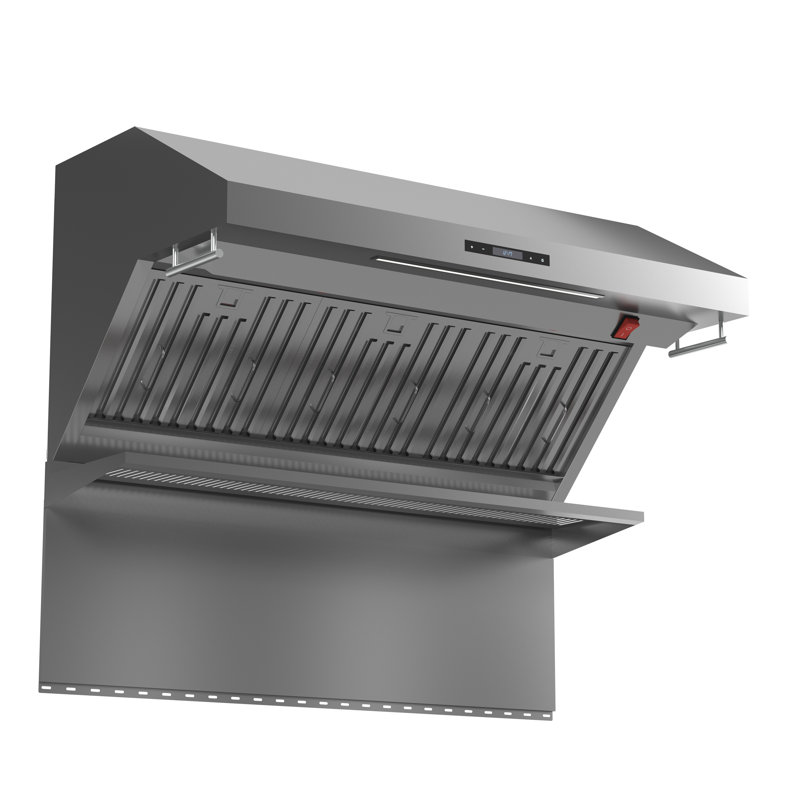 Hotte de cuisine murale en acier inoxydable Savona