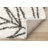 Botelho Cream Sage Green Sketched Leaves Area Rug-2019289250
