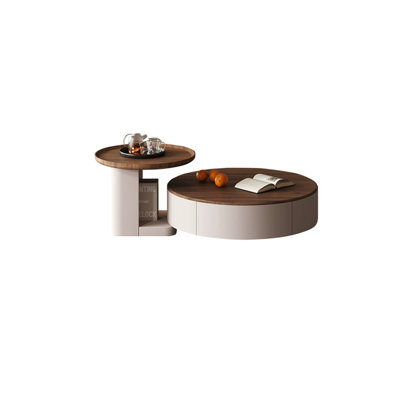 Simple style Wood Coffee Table Set