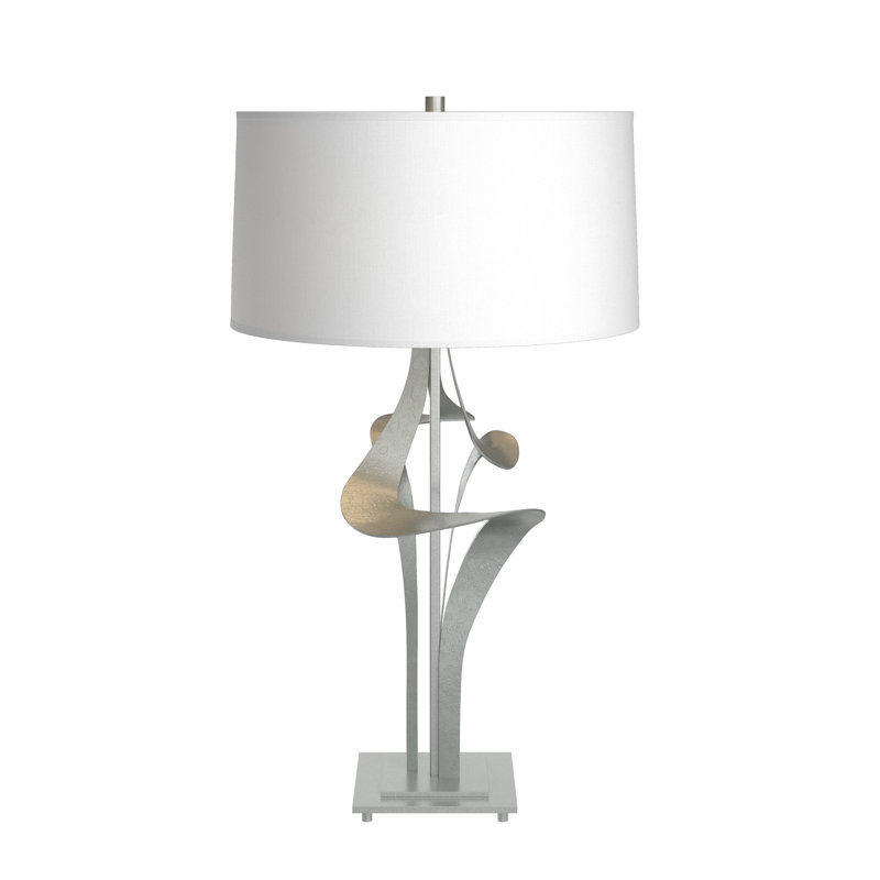 Antasia 27.4" Table Lamp, Natural Anna, Vintage Platinum