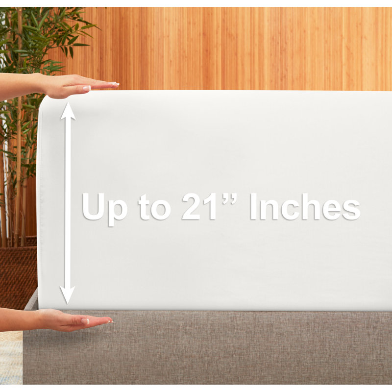 Premium Microfiber Fitted Sheet, California King Fitted Sheet, White