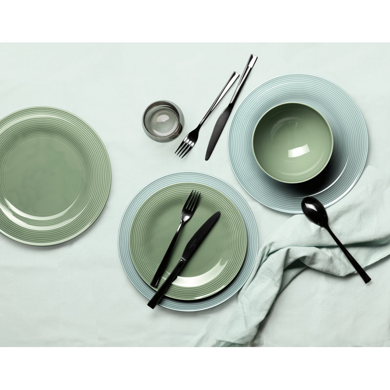 23cm Porcelain Bread And Butter Plate, Teal