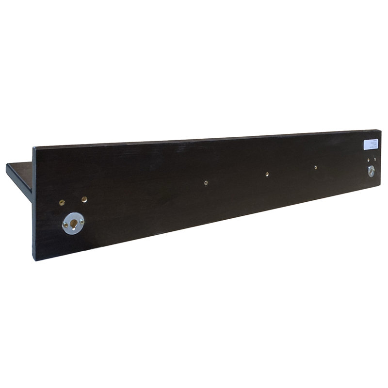 Aikin Solid Wood Standard Bookcase, 90cm H x 15cm W x 15cm D, Black