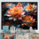 «Elegance In Lotus Blooms I», reproduction d'art sur toile Lotus