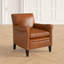 Jilian 31" Wide Top Grain Leather Club Chair