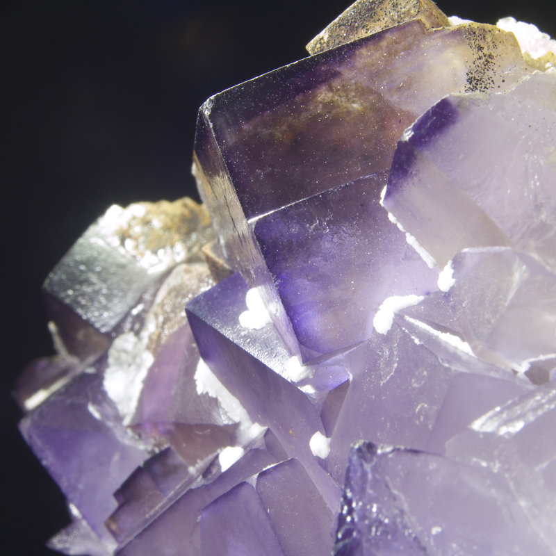 Fluorite de zone mauve - Taourirt, Maroc