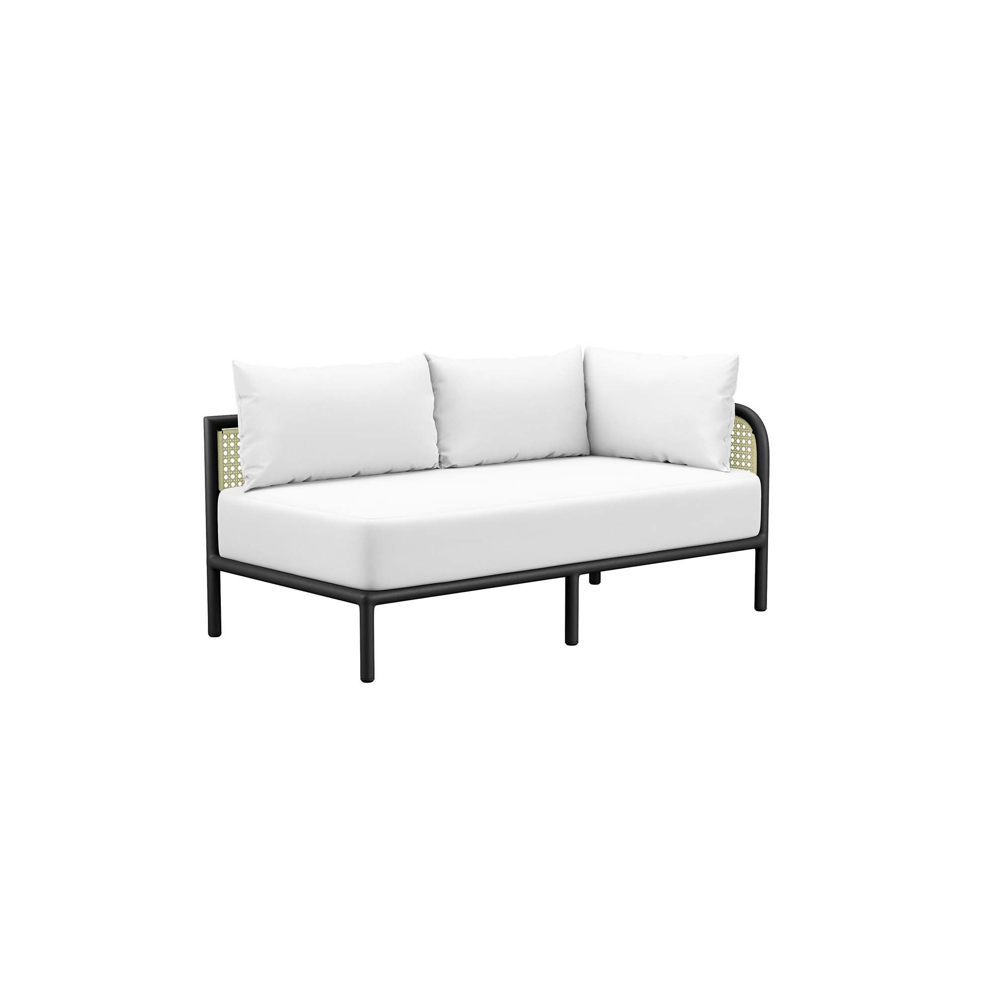 Modway Hanalei Outdoor Patio 3-Piece Sectional