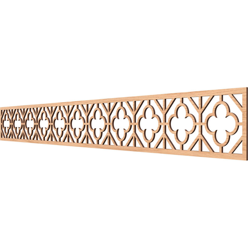 Moulure Hazelton, Noyer blanc, H 6 po x l 46,5 po x P 0,25 po