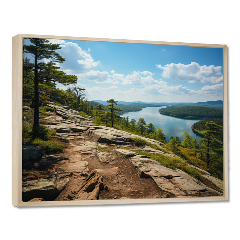 «USA Adirondack Mountains New York VI», reproduction d'art sur toile encadrée, H 24 po x l 32 po x P 1 po