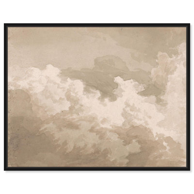 Sky Study Canvas Farmhouse Landscape by Art Remedy