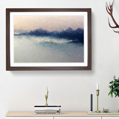 Misty Mountains - Picture Frame Graphic Art Print