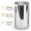  Ensemble de 3 vases en argent
