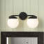 2 Light Frosted Dimmable Vanity Light-94393073