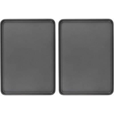 Plaque à pâtisserie antiadhésive en acier au carbone 15 po x 21 po