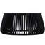 Table basse moderne en bois Modern Glam, canapé de salon, noir
