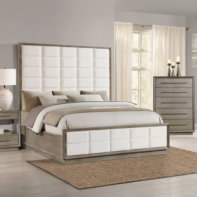 Commode 8 tiroirs, Taupe