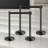 Stanchion Post, 4 Pcs Stanchions with Retractable Belts, Carbon Steel Black Stanchions Queue with Sand Injection Hollow Base, Crowd Control Barriers for Theaters, Parties, Weddings, Exhibitions