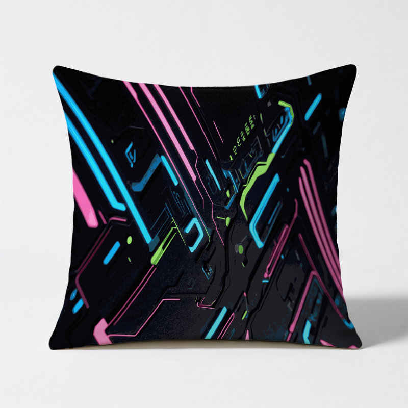 Coussin décoratif intérieur et extérieur Fusion Core, Carré 20 po