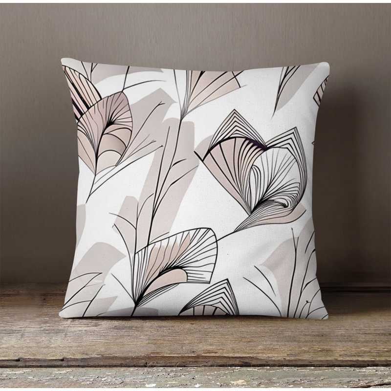 Throw Pillow, 16"H x 16"W, Pillow Cover Only - No Insert