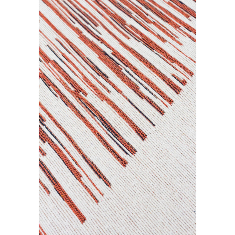 Selina Cotton Flatweave Area Rug, Rectangle 120 x 180cm