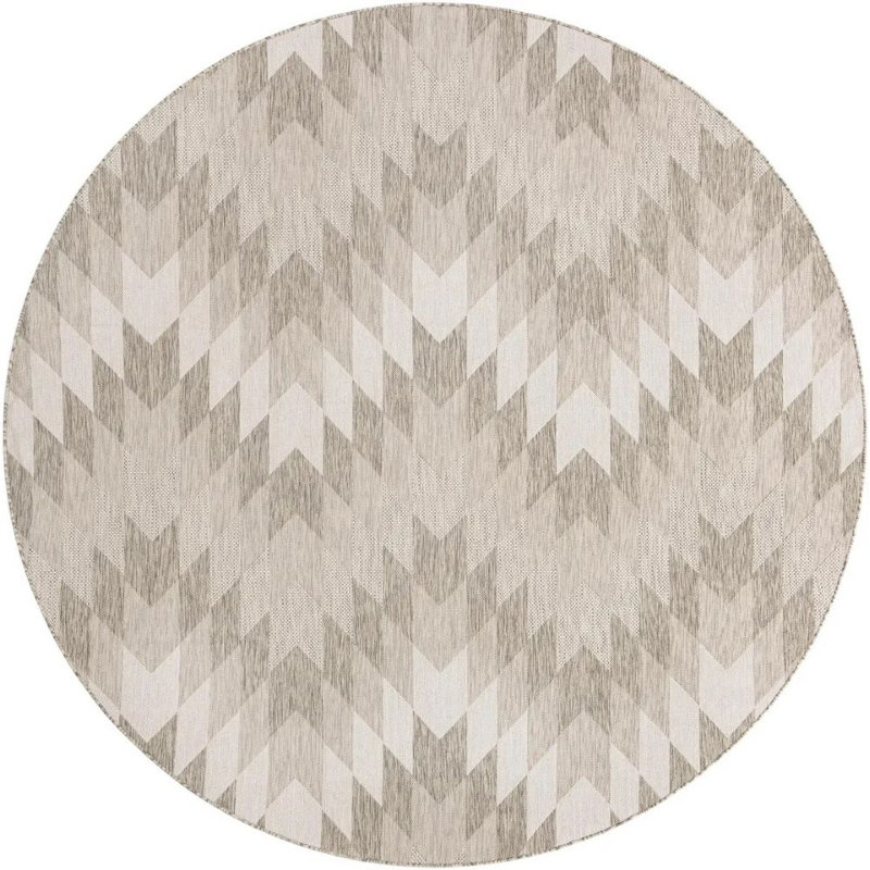 Aucun tapis gris Nykeia, Rond 12 pi