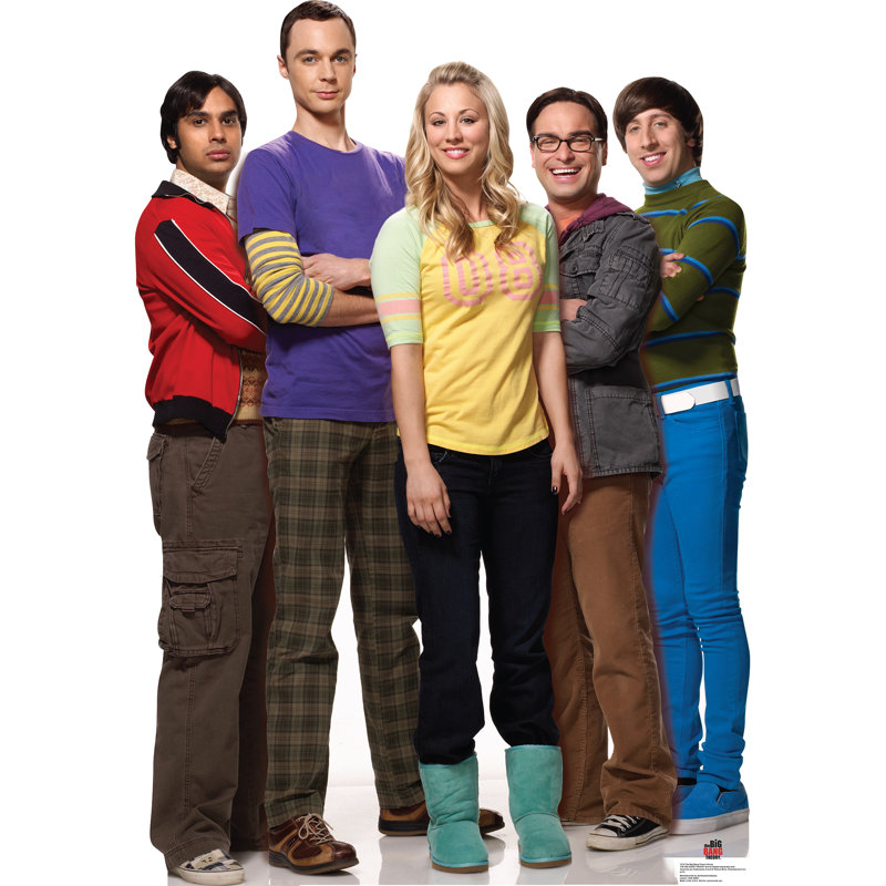 Life-Size Big Bang Theory Group Cardboard Standup