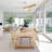 52 Inch Modern Ceiling Fan With 18W LED Light And Remote Control 3 ABS Blades DC Motor For Bedroom