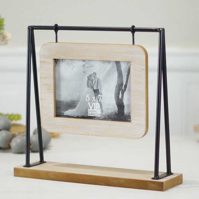 Cadre photo en bois 12,5 po 5x7