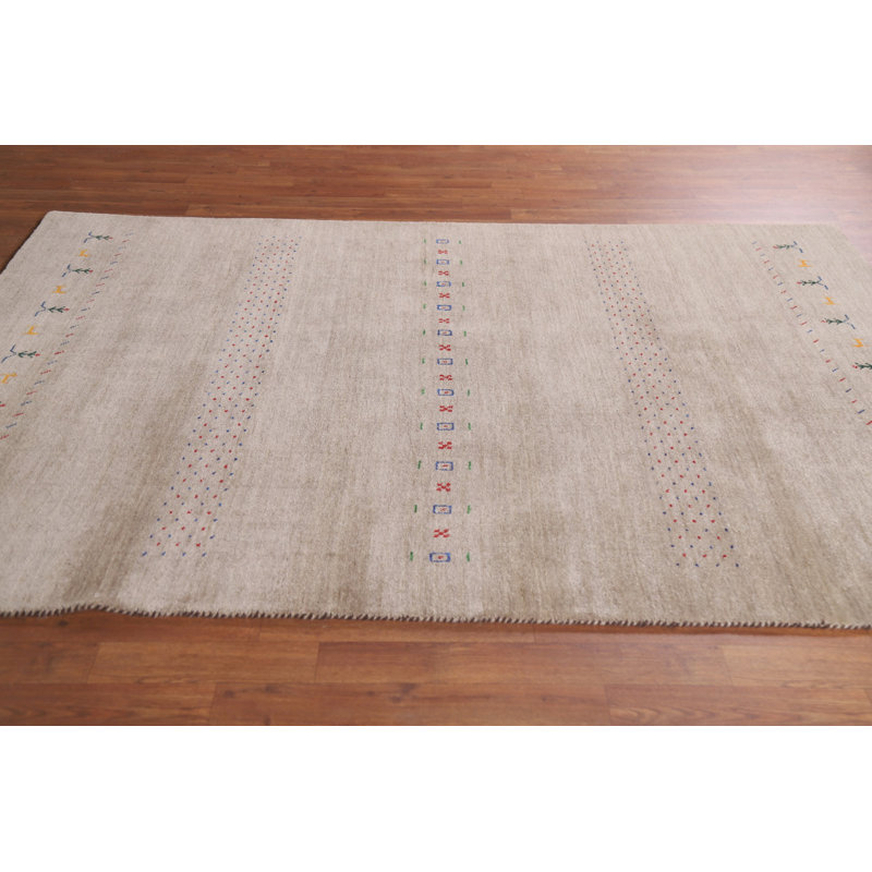 Tapis beige et brun Gabbeh 5 x 8 po