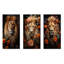 Ensemble de 3 décorations murales Lions Regal-497726764