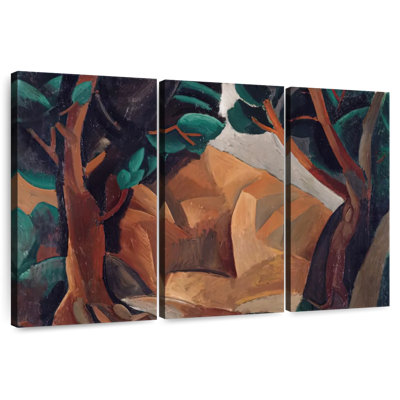 Paysage d'Avery avec deux personnages