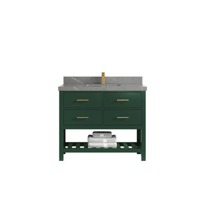 Parker 42'' Single Bathroom Vanity with Top