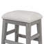 Ensemble de table et chaises de cuisine de style rÃ©tro avec 3 tiroirs de rangement-71148856