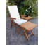 Francisco Outdoor Teak Ottoman