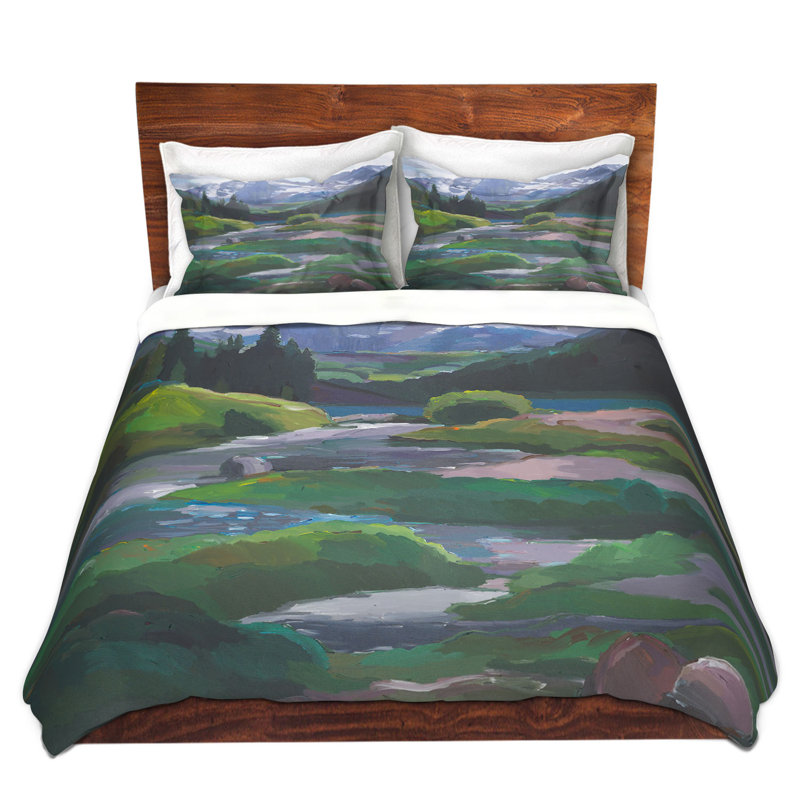 Ensemble de housse de couette  Hooshang Khorasani Maroon Bells, Grand