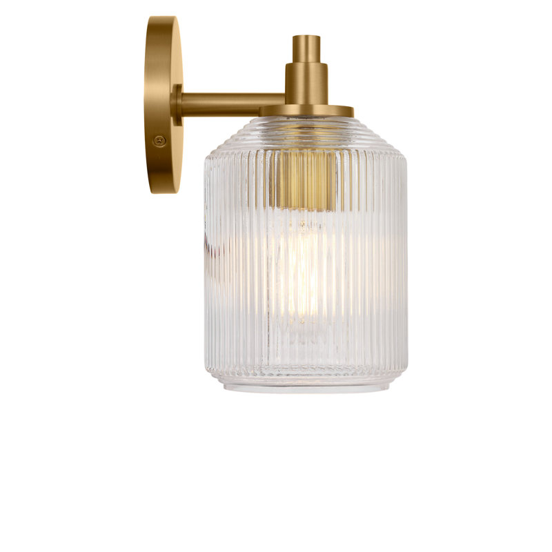 Barstow Bath, 9" H x 15" W x 6.125" D, Burnished Brass