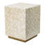 Tabouret 14 "x 14" x 18 "Capiz